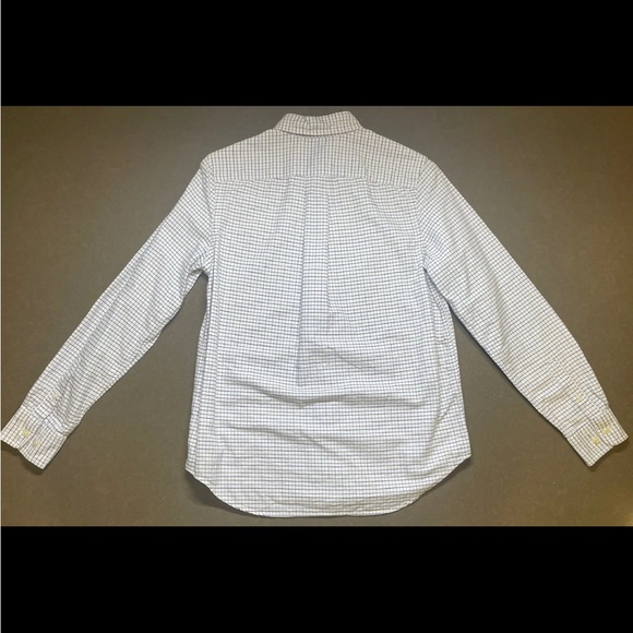 Polo Ralph Lauren Custom Fit Button Down Shirt Men's 16 Blue White Striped A1 * - Picture 3 of 4